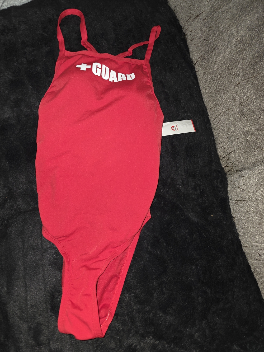 Red Lifeguard One-Piece Swimsuit